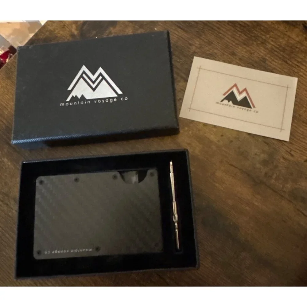 Mountain Voyage Co. minimalist wallet RFID Blocking NEW In Box